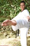 Karate dojo feet