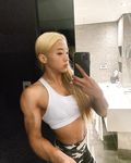 Strong Asian Muscle Girl