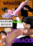 Karate girl punishment