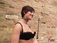 FemdomInsider - Miss Dolce & Mistress Soraya - Severe Double Caning In Black Lingerie