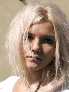 Feet - Eva - 2013-05-12 Slender blonde in white dress