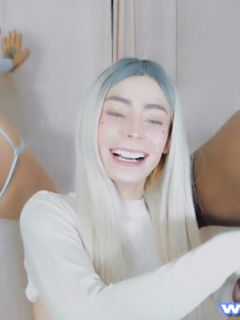 Shemale Enjoys Sucking Cock Her Two Mate's Cock