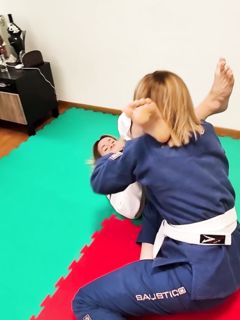 Pamela Juji Gatame Foot Choke BJJ