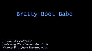 PantyhoseTherapy - Bratty Boot Babe