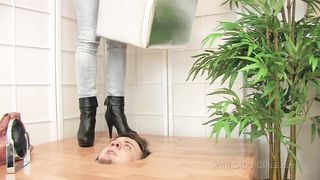 Sado-Girls - angelina - foot stool 2