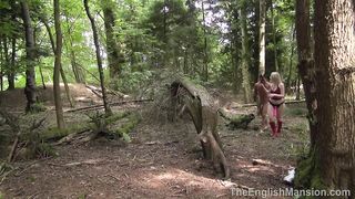 NTheEnglishMansion - Pegged in the woods