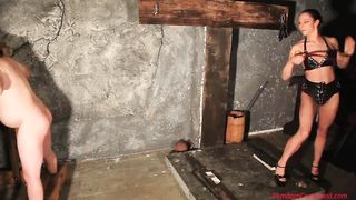 FemdomCommand - Whipped in stocks