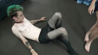 Olivia owns green-haired dork