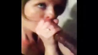 This white MILF can't get cock this big at home.