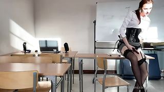 Lady Perse - My Student Was Very Bad And Now I Must Give Him A Punishment