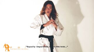 Ally karate kicks