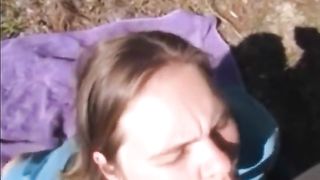 Shy Teen 1st Time Outdoors Sex Scared She's Bout Get Caught 2