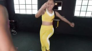 Asian Gym Kicking