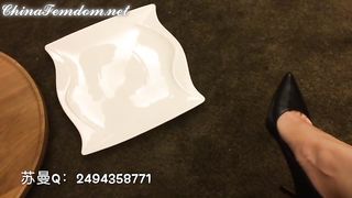 chinese femdom Queen Suman dog cage captive domestic slave direct saint