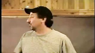 Sexy Blonde Brandi Mixed Wrestling Ballbusting