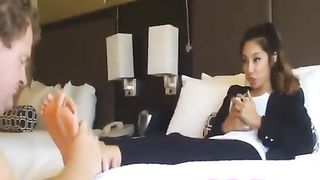 Empress Jennifer foot slave