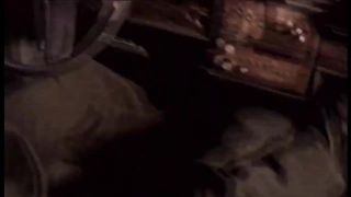 woman strangles man and neckbreak two man