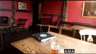 Found a quiet room in a pub, for a blowjob 2
