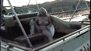 Adele Nude Sunbathing On The Boat 2