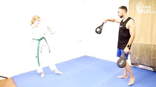 Karate student feet revenge