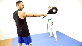 Karate student feet revenge