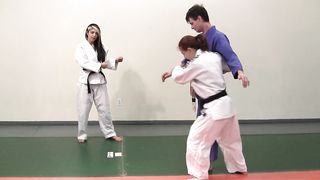 Indra judo lesson