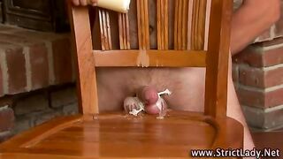 Bondage cock trampled waxed mistress bizarre