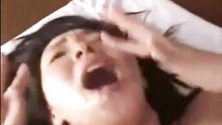 Japanese pregnant milf takes a gangbang bukkake