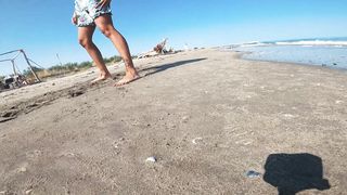 Samy Beach Foot Domination (EXCLUSIVE)