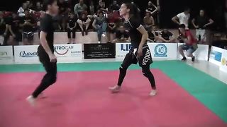 Competitive female wrestling