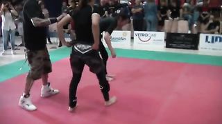 Competitive female wrestling