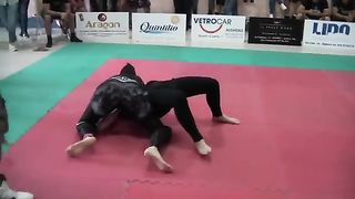 Competitive female wrestling