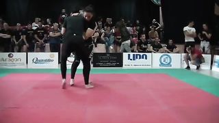 Competitive female wrestling