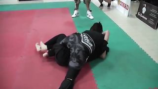 Competitive female wrestling