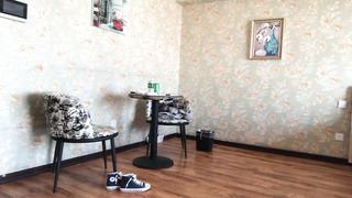 Shiman pantyhose footjob 2