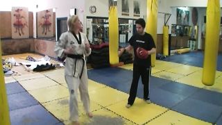 Taekwondo foot domination