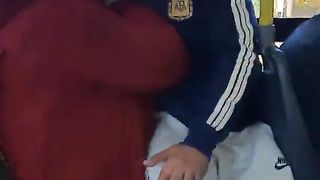 bbw wife lapsitting her husband