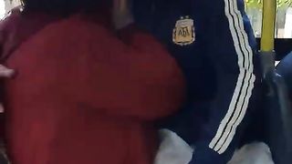 bbw wife lapsitting her husband