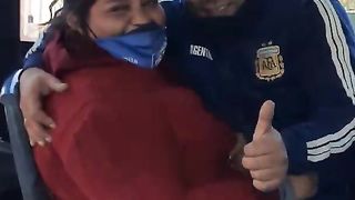 bbw wife lapsitting her husband