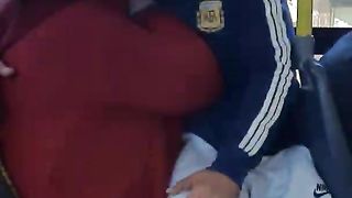 bbw wife lapsitting her husband