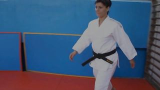 Ina Black Judo Sparring