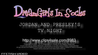 Dreamgirls in Socks - Jordan and Presley's TV night