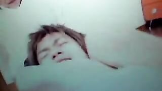 Japanese girl reverse headscissors