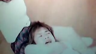 Japanese girl reverse headscissors