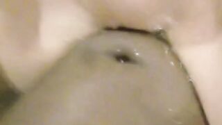 May squirting all over her first BBC.