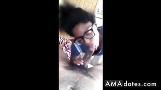 DYNESHA SLOBBIN ON DICK 2