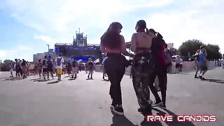 Candid rave girls