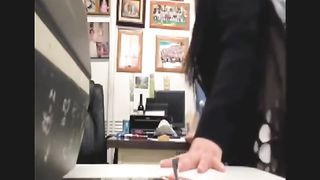 Bitch fucked on the principal's desk