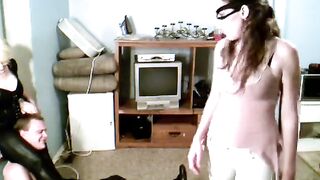 Double scissors mistress Mya training - brutal Alzena's sanctuary