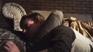 ScissorSara triangle chokes headscissors her boyfriend knockout